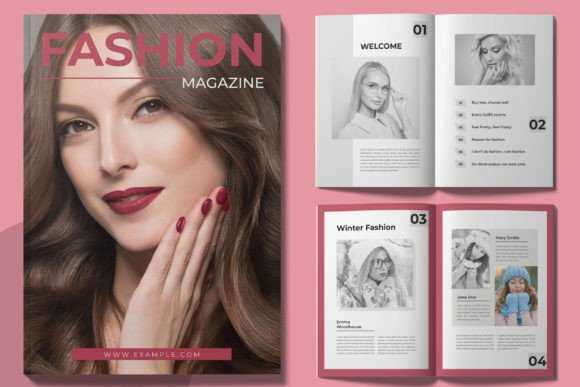 Download Magazine Template Design Layout - Design Collection