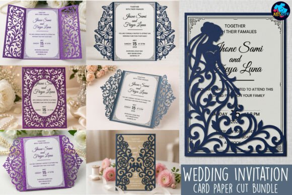 Download Wedding Invitation SVG Bundle - Bundle Collection