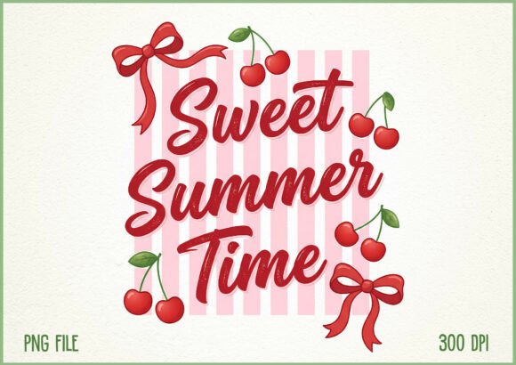 Download Sweet Summer Time Cherry Design - Design Collection