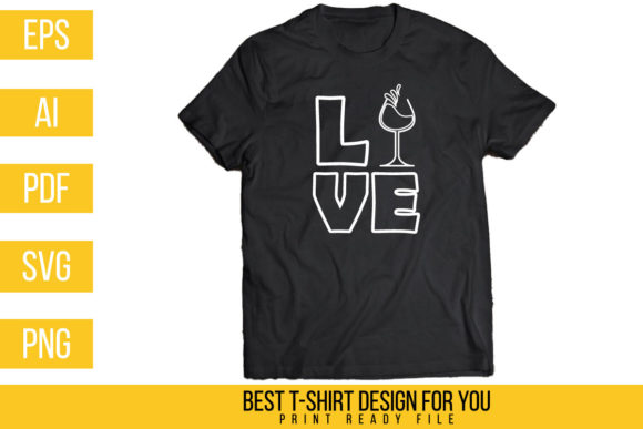 Download Funny Love Wine Tshirt Design 01 - Design Collection