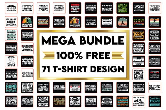 Download MEGA BUNDLE 100% FREE 71 T-SHIRT DESIGN - Design Collection