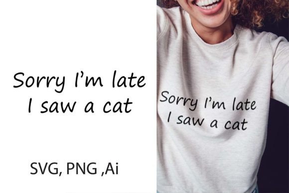 Download Cat Funny T-shirt Design (Ai, SVG, PNG) - Design Collection