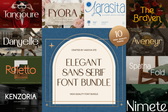 Download Elegant Sans Serif Bundle - Bundle Collection