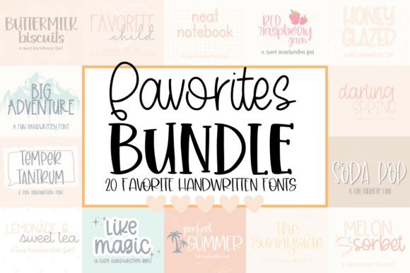 Download Favorites Font Bundle - Bundle Collection