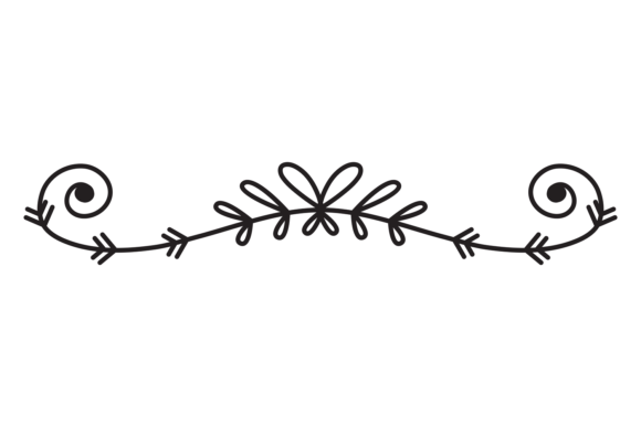Download Decorative Header with Ornate Swirls. El - Premium Resources