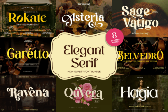 Download Elegant Serif Bundle - Bundle Collection