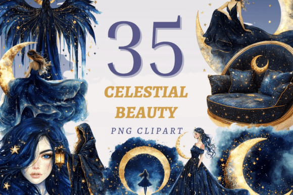Download Celestial Beauty PNG Bundle - Bundle Collection