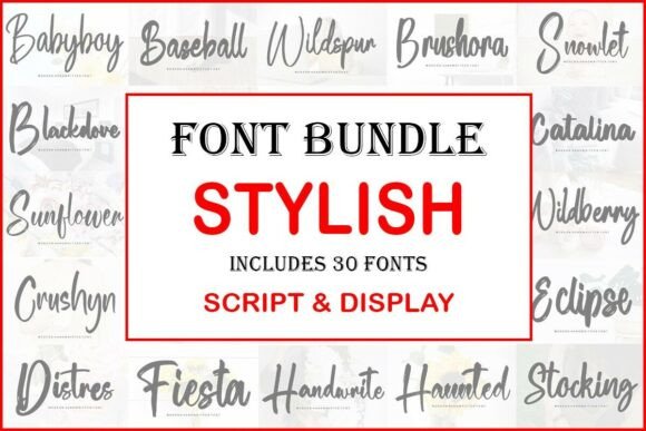 Download Stylish Font Bundle - Bundle Collection